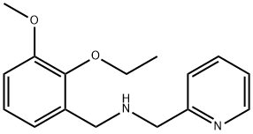 N-(2-ethoxy-3-methoxybenzyl)-N-(2-pyridinylmethyl)amine Struktur