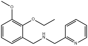 N-(2-ethoxy-3-methoxybenzyl)-N-(2-pyridinylmethyl)amine,861409-96-3,结构式