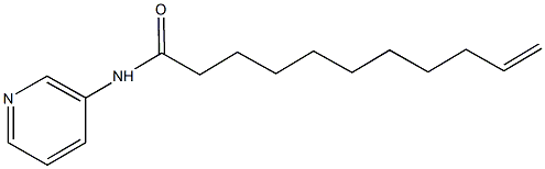 N-(3-pyridinyl)-10-undecenamide,86306-41-4,结构式