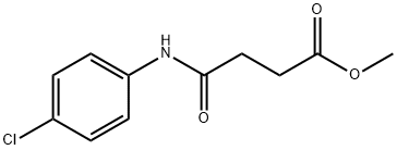 methyl 4-(4-chloroanilino)-4-oxobutanoate 结构式