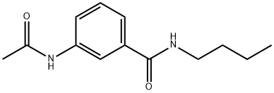3-(acetylamino)-N-butylbenzamide,86478-66-2,结构式