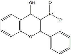 3-nitro-2-phenyl-4-chromanol,86628-43-5,结构式