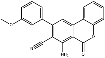 866735-28-6 7-amino-9-(3-methoxyphenyl)-6-oxo-6H-benzo[c]chromene-8-carbonitrile