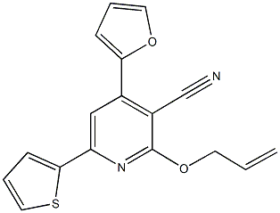 2-(allyloxy)-4-(2-furyl)-6-(2-thienyl)nicotinonitrile|