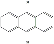 9,10-anthracenedithiol 化学構造式