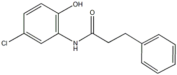 N-(5-chloro-2-hydroxyphenyl)-3-phenylpropanamide Struktur