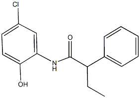 N-(5-chloro-2-hydroxyphenyl)-2-phenylbutanamide Struktur