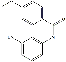 N-(3-bromophenyl)-4-ethylbenzamide Structure