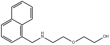 2-{2-[(1-naphthylmethyl)amino]ethoxy}ethanol 结构式