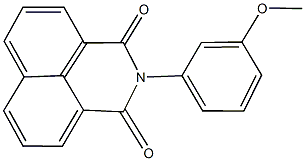 2-(3-methoxyphenyl)-1H-benzo[de]isoquinoline-1,3(2H)-dione,87243-30-9,结构式