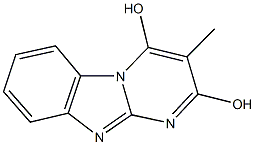 3-methylpyrimido[1,2-a]benzimidazole-2,4-diol Structure