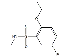 5-bromo-2-ethoxy-N-ethylbenzenesulfonamide,873588-69-3,结构式