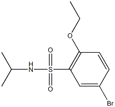 5-bromo-2-ethoxy-N-isopropylbenzenesulfonamide Structure