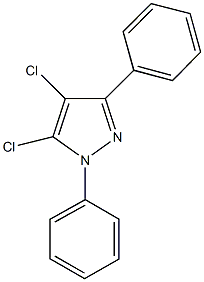 4,5-dichloro-1,3-diphenyl-1H-pyrazole Structure