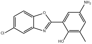 4-amino-2-(5-chloro-1,3-benzoxazol-2-yl)-6-methylphenol,874592-17-3,结构式