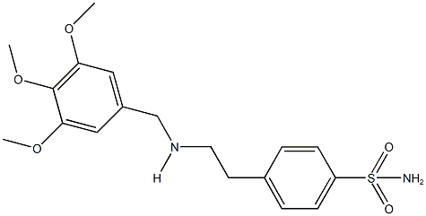 4-{2-[(3,4,5-trimethoxybenzyl)amino]ethyl}benzenesulfonamide,875005-23-5,结构式