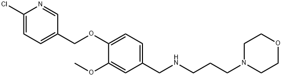 875005-30-4 N-{4-[(6-chloro-3-pyridinyl)methoxy]-3-methoxybenzyl}-N-[3-(4-morpholinyl)propyl]amine