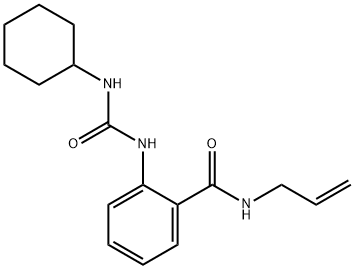 N-allyl-2-{[(cyclohexylamino)carbonyl]amino}benzamide Structure