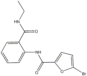 5-bromo-N-{2-[(ethylamino)carbonyl]phenyl}-2-furamide|