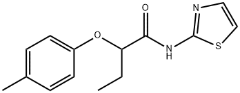 875081-31-5 2-(4-methylphenoxy)-N-(1,3-thiazol-2-yl)butanamide