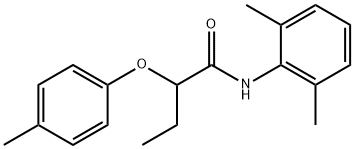 N-(2,6-dimethylphenyl)-2-(4-methylphenoxy)butanamide Structure