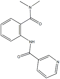 N-{2-[(dimethylamino)carbonyl]phenyl}nicotinamide Struktur