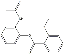 2-(acetylamino)phenyl 2-methoxybenzoate Structure