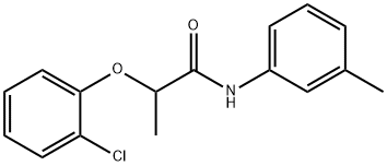 2-(2-chlorophenoxy)-N-(3-methylphenyl)propanamide,876120-41-1,结构式