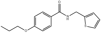 4-propoxy-N-(2-thienylmethyl)benzamide Structure