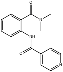 N-{2-[(dimethylamino)carbonyl]phenyl}isonicotinamide Structure