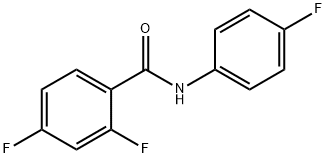 2,4-difluoro-N-(4-fluorophenyl)benzamide,876545-29-8,结构式