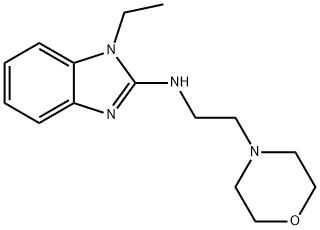 N-(1-ethyl-1H-benzimidazol-2-yl)-N-[2-(4-morpholinyl)ethyl]amine,876557-04-9,结构式