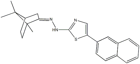 1,7,7-trimethylbicyclo[2.2.1]heptan-2-one [5-(2-naphthyl)-1,3-thiazol-2-yl]hydrazone|