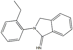 2-(2-ethylphenyl)-1-isoindolinimine 化学構造式