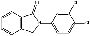 2-(3,4-dichlorophenyl)-1-isoindolinimine Struktur