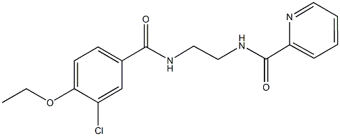 876881-09-3 N-{2-[(3-chloro-4-ethoxybenzoyl)amino]ethyl}-2-pyridinecarboxamide