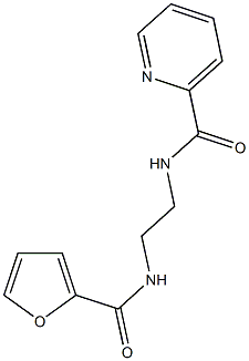 N-[2-(2-furoylamino)ethyl]-2-pyridinecarboxamide,876883-63-5,结构式