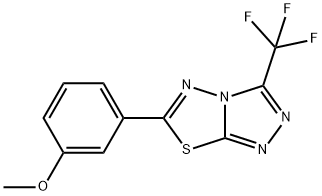 methyl 3-[3-(trifluoromethyl)[1,2,4]triazolo[3,4-b][1,3,4]thiadiazol-6-yl]phenyl ether|