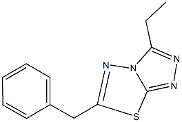 6-benzyl-3-ethyl[1,2,4]triazolo[3,4-b][1,3,4]thiadiazole Structure