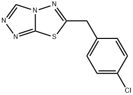 6-(4-chlorobenzyl)[1,2,4]triazolo[3,4-b][1,3,4]thiadiazole Structure