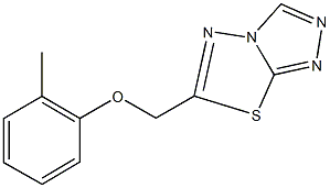 6-[(2-methylphenoxy)methyl][1,2,4]triazolo[3,4-b][1,3,4]thiadiazole,876885-83-5,结构式