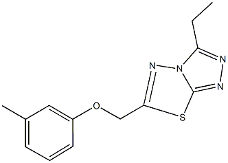 876885-98-2 (3-ethyl[1,2,4]triazolo[3,4-b][1,3,4]thiadiazol-6-yl)methyl 3-methylphenyl ether