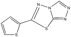 6-(2-thienyl)[1,2,4]triazolo[3,4-b][1,3,4]thiadiazole Structure