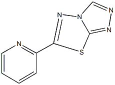 6-(2-pyridinyl)[1,2,4]triazolo[3,4-b][1,3,4]thiadiazole Structure