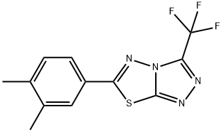 6-(3,4-dimethylphenyl)-3-(trifluoromethyl)[1,2,4]triazolo[3,4-b][1,3,4]thiadiazole|