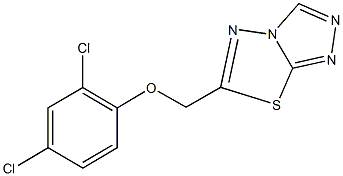 2,4-dichlorophenyl [1,2,4]triazolo[3,4-b][1,3,4]thiadiazol-6-ylmethyl ether Structure