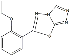 ethyl 2-[1,2,4]triazolo[3,4-b][1,3,4]thiadiazol-6-ylphenyl ether Structure