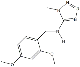 N-(2,4-dimethoxybenzyl)-N-(1-methyl-1H-tetraazol-5-yl)amine Structure