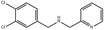 (3,4-二氯苯基)甲基][(吡啶-2-基)甲基]胺,876898-22-5,结构式