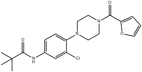 876899-67-1 N-{3-chloro-4-[4-(2-furoyl)-1-piperazinyl]phenyl}-2,2-dimethylpropanamide